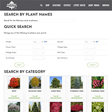 Moana Nursery Plant Finder